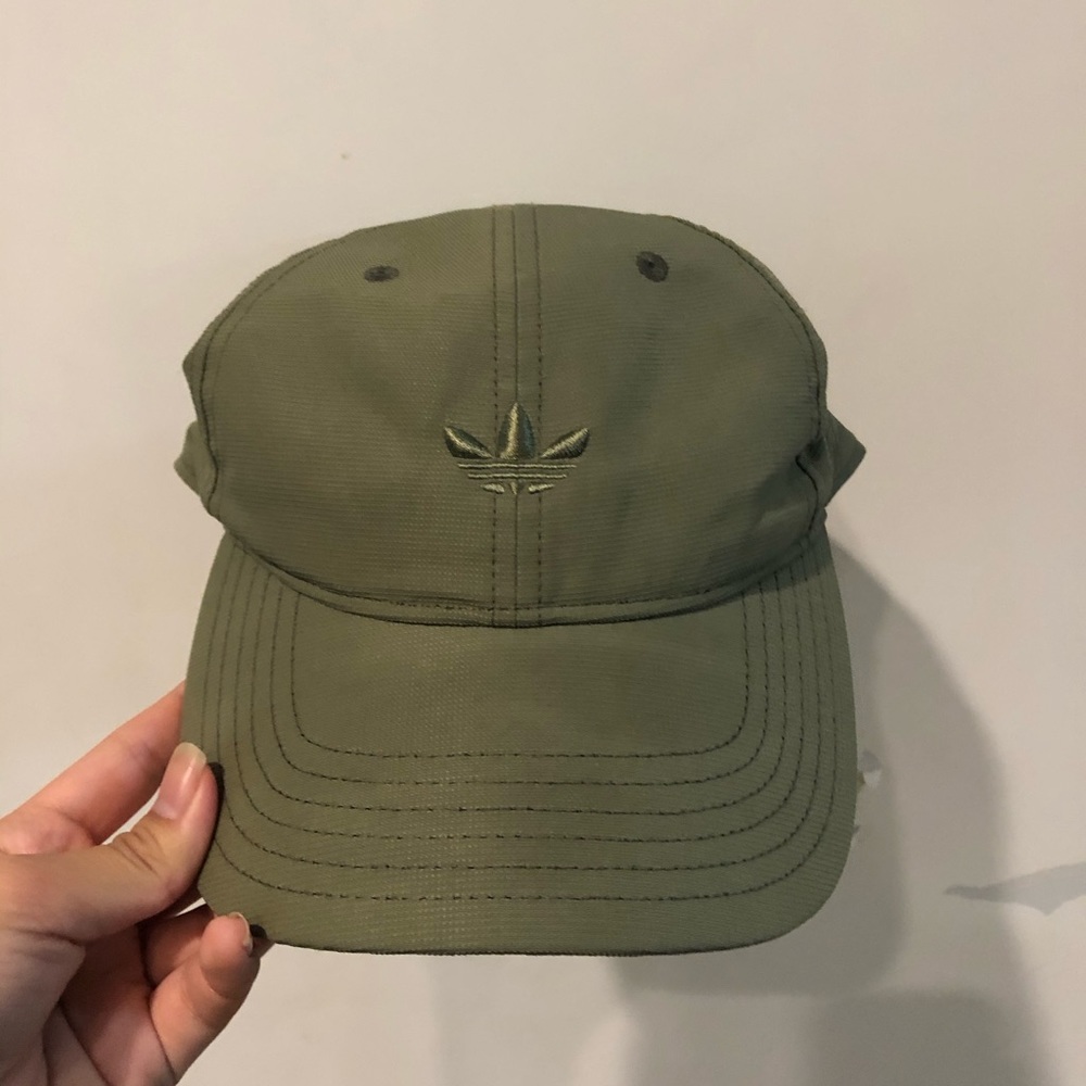 Green adidas hat